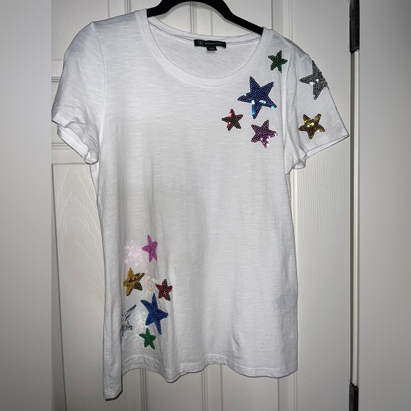 ⭐️ INC Sequin Stars Tee - Picture 5 of 8